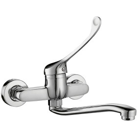 Kuchinox - MADERA dřezová baterie nástěnná s lékařskou pákou BQM_08MD