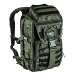 NEO TOOLS 84-321 / Outdoor batoh / zelený z polyesteru / odolný proti oděru a nárazům / doprodej (84-321)