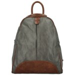 Trendy dámský koženkový kabelko-batůžek Eligio, šedý