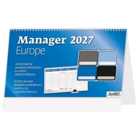 Kalendář stolní 2027 - Manager Europe