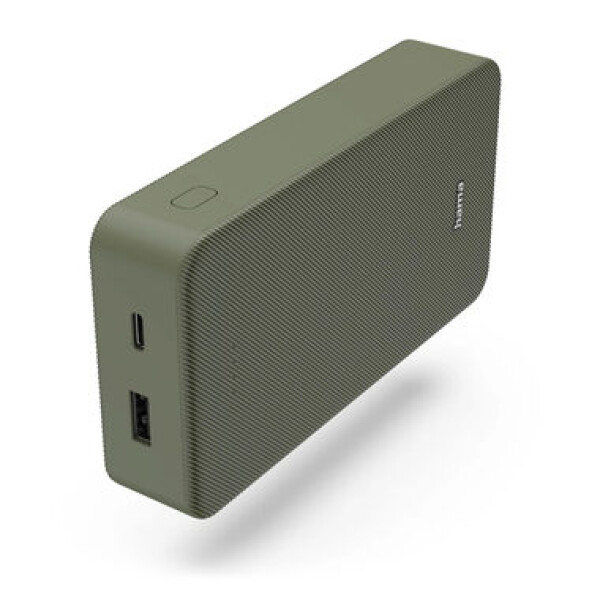 Hama Colour 20 zelená / Powerbanka / 20000 mAh / 1x USB-C / 1x USB-A / 5V / 3A (201716-H)