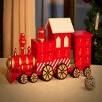 DBA Dřevěný adventní kalendář Lokomotiva