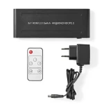 Nedis VSWI3475AT HDMI přepínač 5 vstupů na 1 výstup / 4K2K@60Hz / HDCP 2.2 dálkový ovladač (VSWI3475AT)