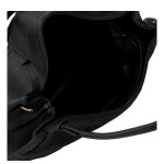 Trendy dámská koženková kabelka na rameno Tiara, černá