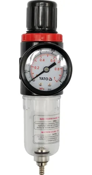 Yato YT-2382 / Regulátor tlaku vzduchu / G 1/4" / max. 0,93 MPa / s odlučovačem vody (YT-2382)