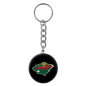 Inglasco / Sherwood Přívěšek na klíče Minnesota Wild NHL minipuk _771249539308