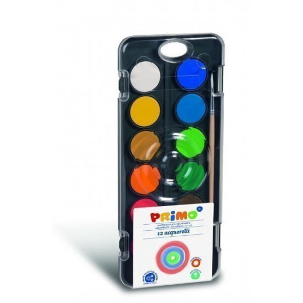 PRIMO Vodové barvy 12 barev,
