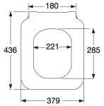 VILLEROY & BOCH - Venticello WC sedátko SlimSeat Line, SoftClosing, QuickRelease, alpská bílá 9M80S101