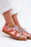 Dámské Kožené Tenisky Maciejka 06840-18 Oranžové 40
