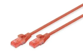 Digitus červená / Patch kabel / Cat6 U/UTP / RJ45 / 5 m / LSZH (DK-1617-050/R)