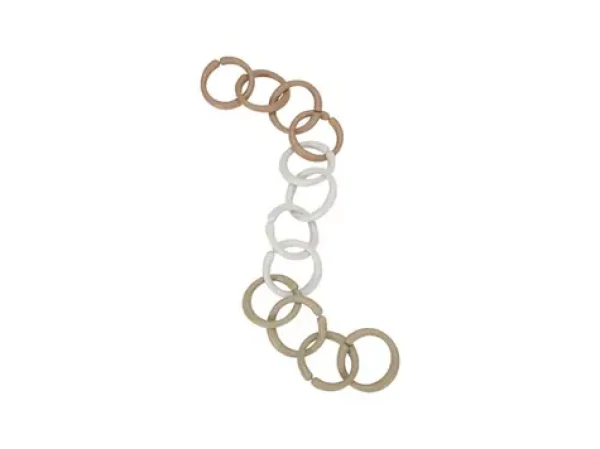 Little Dutch Spojovací kroužky řetěz Beige / od narození (4962LD)