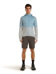 ICEBREAKER Mens Mer 200 Real Des LS Zip H FLBLUE (vzorek) velikost: M