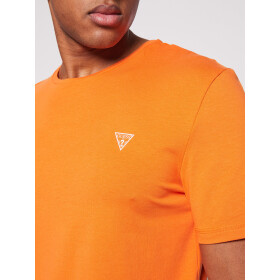 Pánské tričko oranžová Guess oranžová