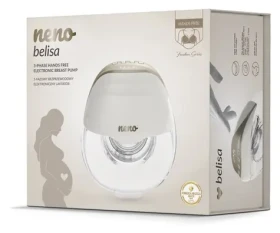 Neno Belisa Twin béžová / Odsávačka mateřského mléka / bezdrátová / hands-free / 3 fáze sání / LCD displej (NENO BELISA TWIN)