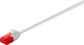 MicroConnect CAT6 U/UTP SLIM 0.5m šedá / PVC (V-UTP6005-SLIM)