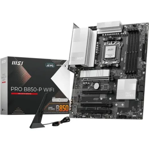 MSI PRO B850-P WIFI / B850 / 4x DDR5 / 1x 5GLAN / Wi-Fi 7 / ATX (PRO B850-P WIFI)