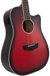D'Angelico Premier Bowery 12 LS Black Cherry Burst