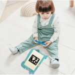 MalPlay Magický tablet s LED světelnou abecedou velryba