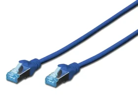 Digitus CAT 5e SF-UTP modrá / Patch kabel / 5 m / AWG 26/7 (DK-1531-050/B)