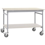 Manuflex LD1113.6011 ESD ESD pracovní stůl UNIDESK s kaučuk deska, rezedově zelená RAL 6011, Šxhxv = 2000 x 800 x 720-73