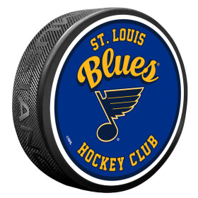Mustang Puk St. Louis Blues NHL Retro Script