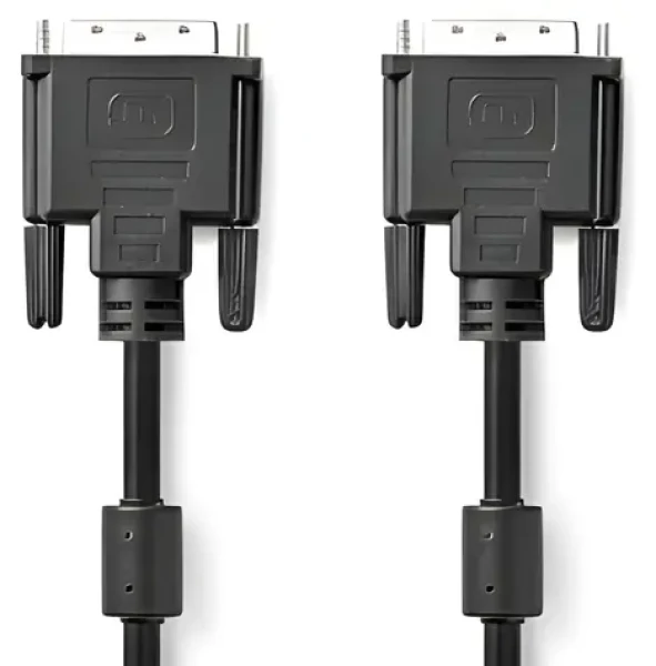 NEDIS DVI-D kabel 24+1 M-M / Kabel / Dual Link / 2560x1600 / 2 m / černý (CCGL32001BK20)