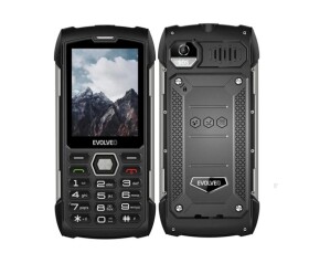 EVOLVEO StrongPhone H1, vodotěsný odolný Dual SIM telefon, černo-stříbrná EDF_547063