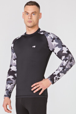 Tričko Rough Radical Furious Army Ls Black/Camo