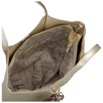 Moderní dámská koženková kabelka na rameno Olga, zlatá