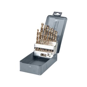 Vrták do kovu HSS Co, 1 – 10 mm, sada 19 ks, PROLINE