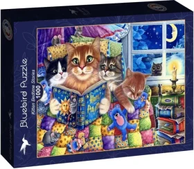 BLUEBIRD Puzzle Koťátka a pohádky na dobrou noc
