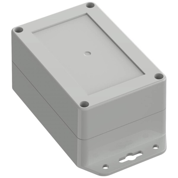 TRU COMPONENTS TC-10860612 Přírubové pouzdro 120 x 80 x 60.20 ABS světle šedá 1 ks