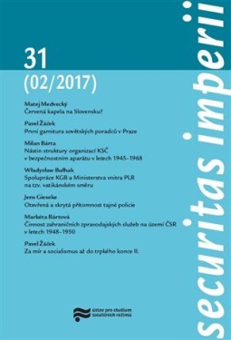 Securitas Imperii 31 (2/2017)