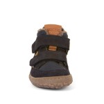 Chlapecké zimní barefoot boty TEX WOOL Dark Blue, Froddo, G3110254-W, tmavě modrá - 31