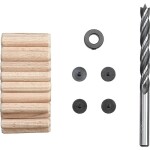 Sada spirálových vrtáků do dřeva Bosch Accessories 2609255326, 2 mm, 3 mm, 4 mm, 5 mm, 6 mm, 1 sada