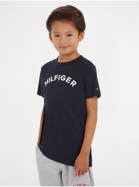 Tmavě modré klučičí tričko Tommy Hilfiger Kluci