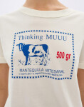 Tričko Thinking MU Mantega Zowi R Tee WHITE