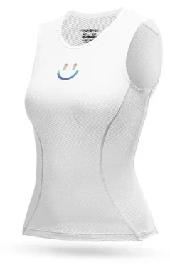Rockbros YDBX001 bílá / Dámský cyklistický dres / bez rukávů / rychleschnoucí / velikost XL/XXL
