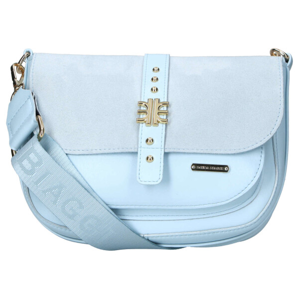 Moderní dámská koženková crossbody kabelka LB Lussia, modrá