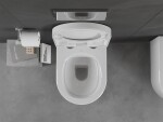 MEXEN/S - Sofia Závěsná WC mísa včetně sedátka s pomalým trwarda, duroplast, bílá 30540200