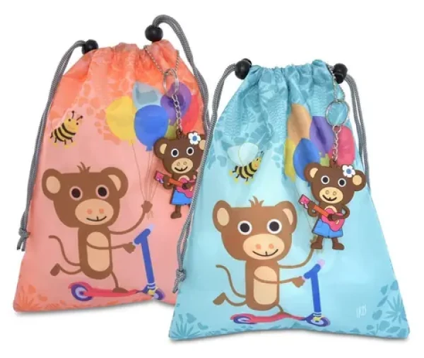 IRIS BARCELONA Termosáček na svačinu Funny Jungle / 1 l / oranžový (9932-TA)