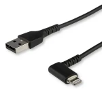 StarTech Lightning na USB-A černá, lomený konektor / Datový kabel / 2 m / 480 Mbit/s (RUSBLTMM2MBR)