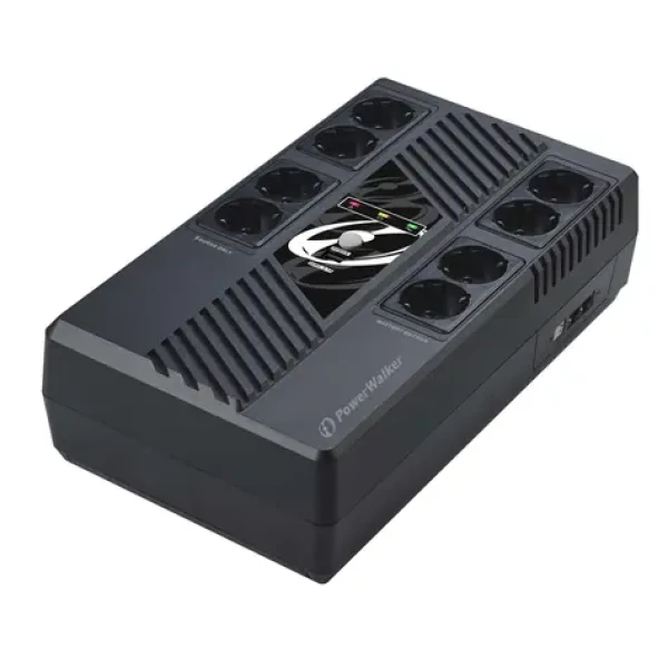 PowerWalker VI 1000 čs / záložní zdroj UPS / 1000 VA / 600 W / 4x Typ F (CEE 7/3) / USB (10121162)