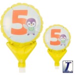 Balónek číslo 5 zvířátko 10 cm x 15 cm Balónek číslo 5 zvířátko 10 cm x 15 cm