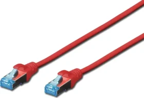 Digitus Cat5e červená / Patch kabel / RJ45 - RJ45 / SF/UTP / 2 m / AWG 26/7 (DK-1532-020/R)