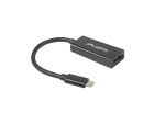 Lanberg USB-C 3.1 - DisplayPort černá / Adaptér / M-F / 15 cm (AD-UC-DP-01)