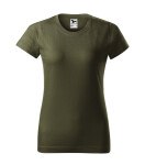 Basic tričko dámské military L