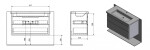 SAPHO - ELLA umyvadlová skříňka 95,7x50x42,8cm s umyvadlem CITY, bílá (70100) EL100-3030-01