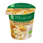 BIO Celozrnná ovesná kaše - Auga (meruňka banán, 60 g) (42139-3-60g-apricotbanana)