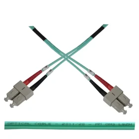 OEM / Optický patch kabel duplexní / SC-SC / 50/125 OM3 / 2m (1321)